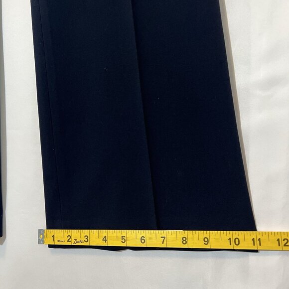Nine West Women’s Dress Pants Size 6 Navy Blue The Modern Stretch  Zipper NWT - Picture 8 of 14